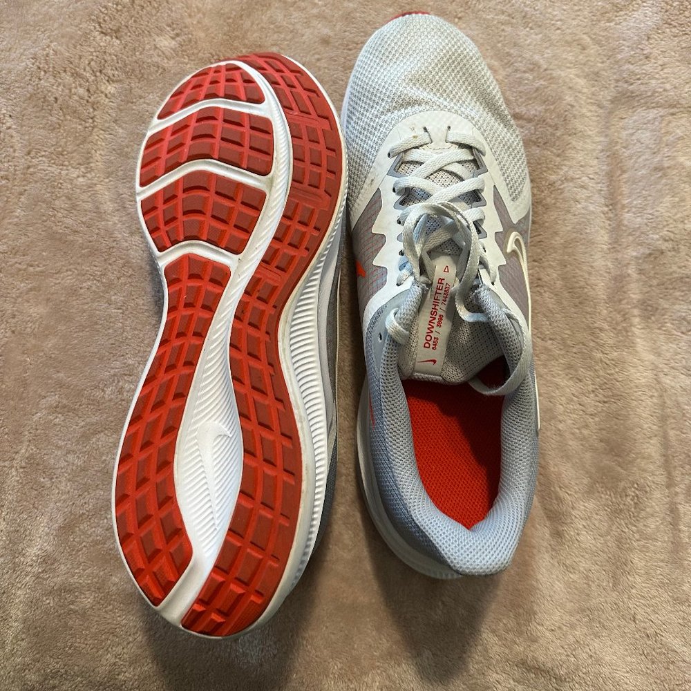 Nike Downshifter 11' Dark Smoke Grey University Red Gem